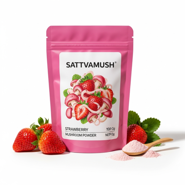 Strawberry Oyster Mushroom Powder